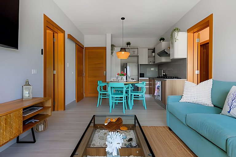 Totalmente equipado/playa/wifi/piscina