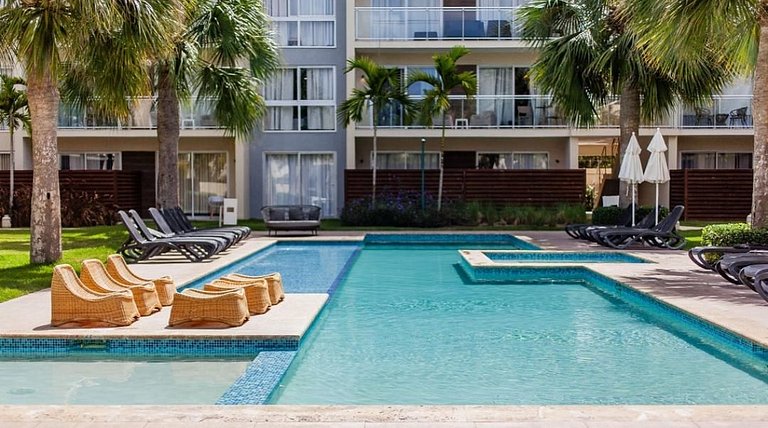 Acogedor apartamento familiar/Piscina/Playa