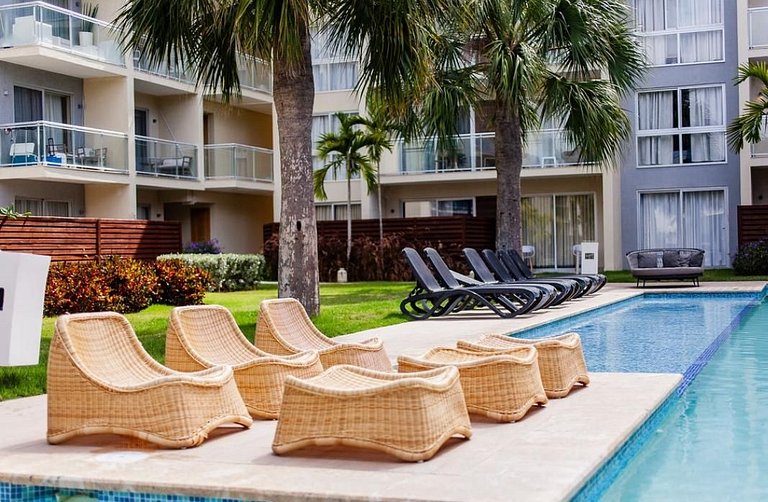 Acogedor apartamento familiar/Piscina/Playa